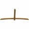 Ekena Millwork Bellingham Rough Sawn Timber Gable Bracket, Western Red Cedar, 84"W x 42"H x 2"D x 4"F, 12/12 Pitch GBW084X42X0204BEL00RWR - alternate 3